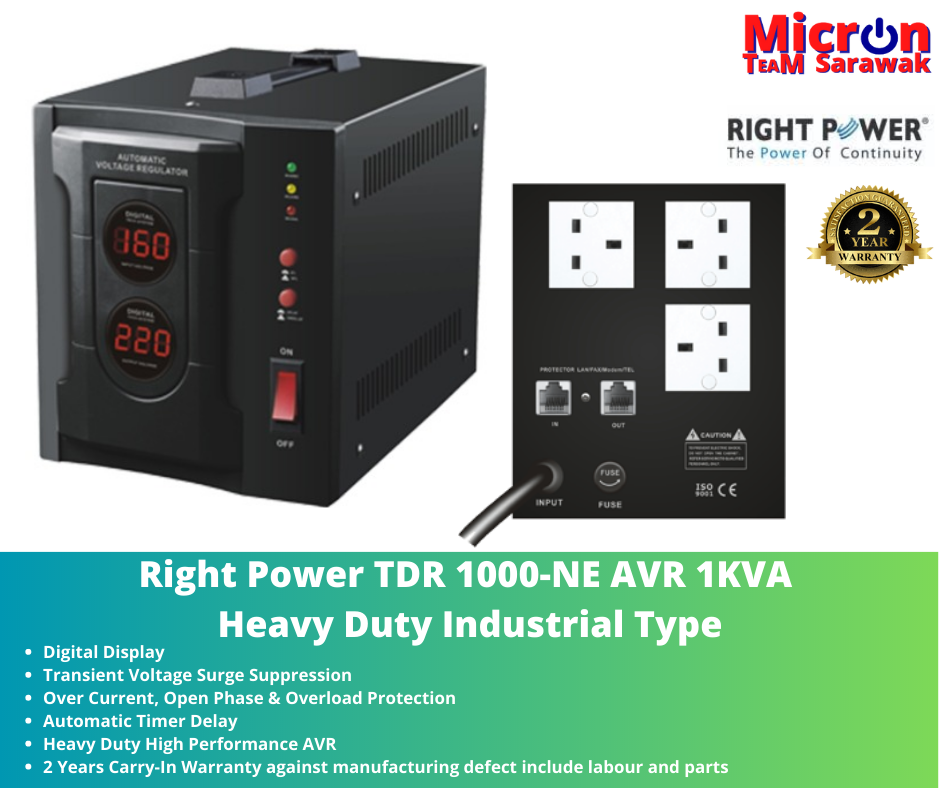 Right Power TDR Series (TDR-1000-NE / TDR-2000-NE / TDR-3000-NE / TDR ...
