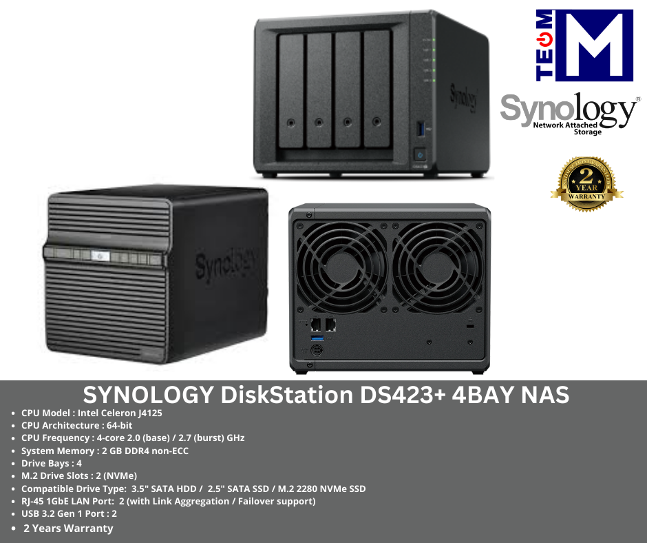 Synology DS423＋ 4ベイNAS 51w90XnyJTL._UF894,1000_QL80_.jpg